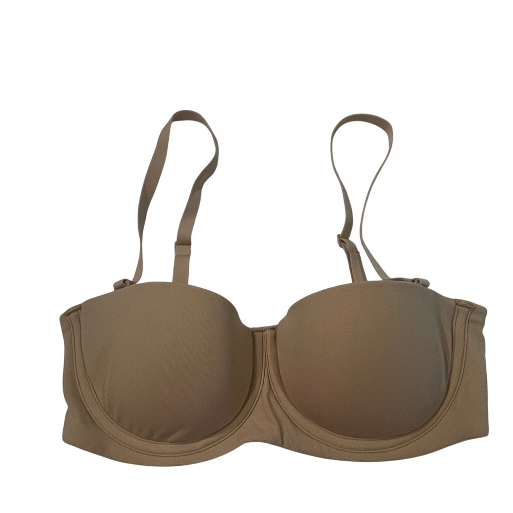 SKIMS Fits Everybody Multi-Way Underwire Bra 32A Tan Convertible Strapless